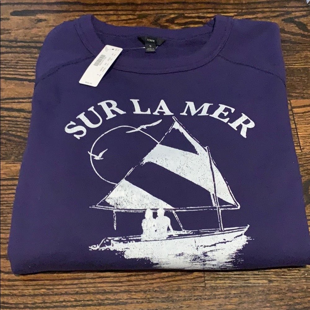 J. Crew Sur La Mer “On the Sea” Crewneck